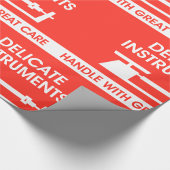 Zeichen für empfindliche Instrumente Geschenkpapier