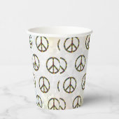 Zeichen für Frieden  Kaffeetasse Pappbecher (Rechts)