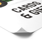 Zeichen für Geburtstagskarten und Geschenke Poster (Ecke)