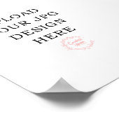 Zeichen für gedruckte 12x18 poster (Ecke)