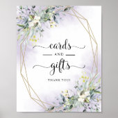 Zeichen für geometrische Grünflächen und Geschenke Poster (Vorne)