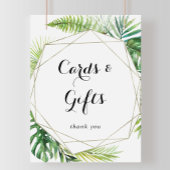 Zeichen für geometrische Zielkarten und Geschenke Poster