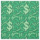 Zeichen für grünen Dollar Stoff (Muster)