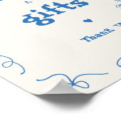 Zeichen für handgezeichnete Blume, Whimsikkarten u Poster (Ecke)