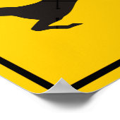 Zeichen für Hirschkreuz Poster (Ecke)