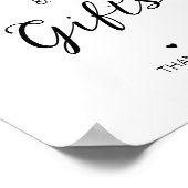 Zeichen für Hochzeiten, moderne Karten und Geschen Poster (Ecke)