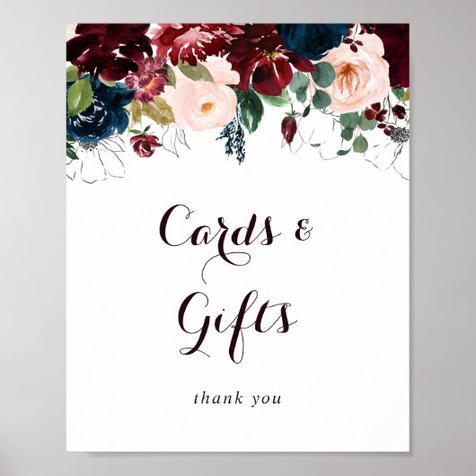 Zeichen für Illustrierte Herbstkarten und Geschenk Poster (Vorne)