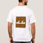 Zeichen für Kanuzeichen T-Shirt (Rückseite)