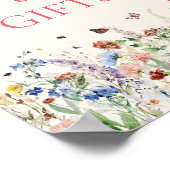 Zeichen für Karten und Geschenke | BOHEMISCHE WILD Poster (Ecke)