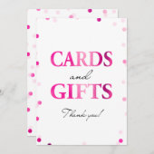 Zeichen für Karten und Geschenke | Rosa Magenta Co (Vorne/Hinten)