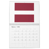 Zeichen für Lettland Kalender (Feb 2026)