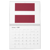 Zeichen für Lettland Kalender (Jan 2027)