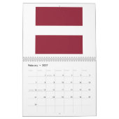 Zeichen für Lettland Kalender (Feb 2027)