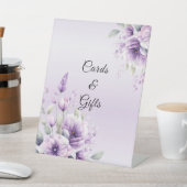 Zeichen für Lila Blumentabletten Sockelschild (In SItu)