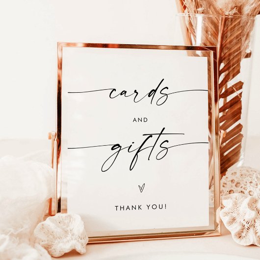 Zeichen für Minimalistische Karten und Geschenke | Poster