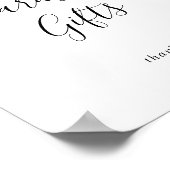 Zeichen für Minimalistische Karten und Geschenke Poster (Ecke)