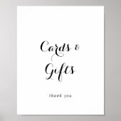 Zeichen für moderne kalligraphische Karten und Ges Poster (Vorne)