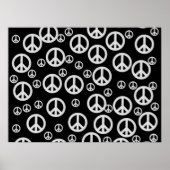 Zeichen für Schwarz und Weiß Poster (Vorne)