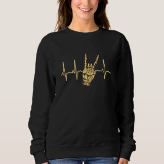 Zeichen für Schwermetall-Hartmetall Sweatshirt