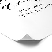 Zeichen für Seeräuber und hellblaue Blumengeweihe Poster (Ecke)