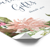 Zeichen für tropische Brise Poster (Ecke)