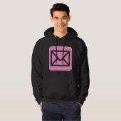 Zeichen für Umschlag - Rosa Hoodie (Vorne ganz)