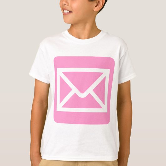 Zeichen für Umschlag - Rosa T-Shirt (Vorderseite)
