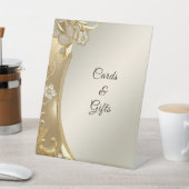 Zeichen für Verzierte Blumentabletten Sockelschild (In SItu)