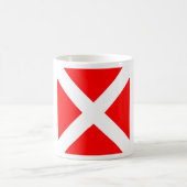 Zeichen für vier nautische Alphabete Kaffeetasse (Mittel)