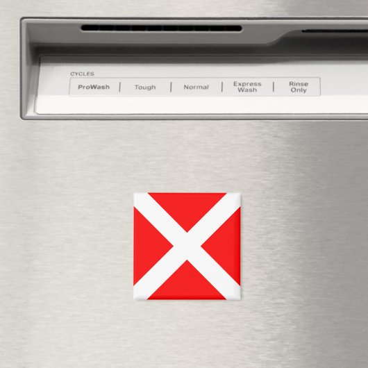 Zeichen für vier nautische Alphabete Magnet (In Situ (Geschirrspüler))