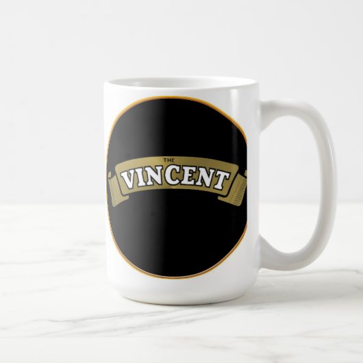 Zeichen für Vincent Motorräder Kaffeetasse (Rechts)