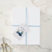 Zeichen für Wasserfarben Geschenkanhänger (Mit Garn)
