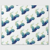 Zeichen für Wasserfarben Geschenkpapier (Flach)