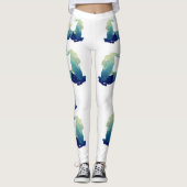 Zeichen für Wasserfarben Leggings (Vorderseite)