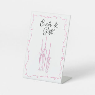 Zeichen für Whimsikkarten und Geschenke Sockelschild