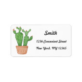 Zeichen geben das Adressetikett zurück (Vorne)