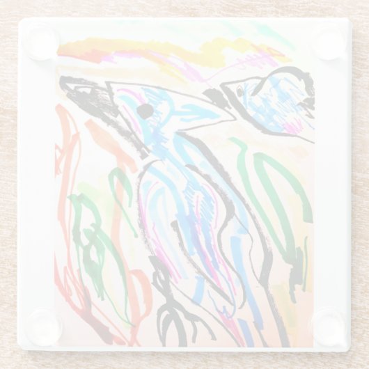 Zeichen Glasuntersetzer (Rückseite)