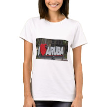 Zeichen "I Liebe Aruba", Fotografie, T - Shirt