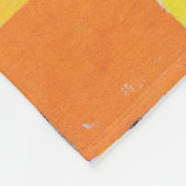 Zeichen in Gelb, Paul Klee Fleecedecke (Ecke)