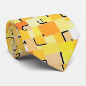 Zeichen in Gelb, Paul Klee Krawatte (Gerollt)