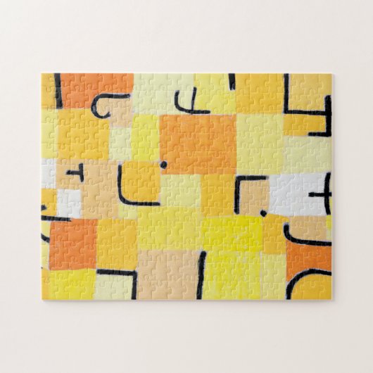 Zeichen in Gelb, Paul Klee Puzzle (Horizontal)