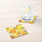 Zeichen in Gelb, Paul Klee Rechteckiger Pappuntersetzer (Vor Ort)