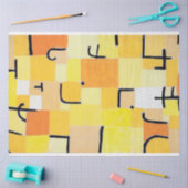 Zeichen in Gelb, Paul Klee Seidenpapier (Basteln)