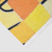 Zeichen in Gelb, Paul Klee Seidenpapier (Ausschnitt)