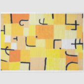 Zeichen in Gelb, Paul Klee Seidenpapier (Vorderseite)