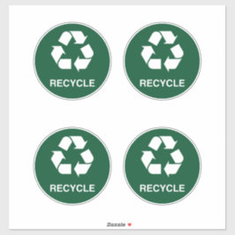 Zeichen, Innen- und Außenbenutzung gerecycelt Aufkleber