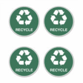 Zeichen, Innen- und Außenbenutzung gerecycelt Aufkleber (Vorderseite)