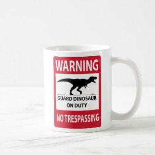 Zeichen "Kein Übertritt" (T-Rex) Kaffeetasse