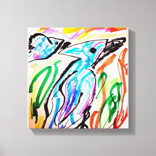 Zeichen Leinwanddruck (Vorderseite)