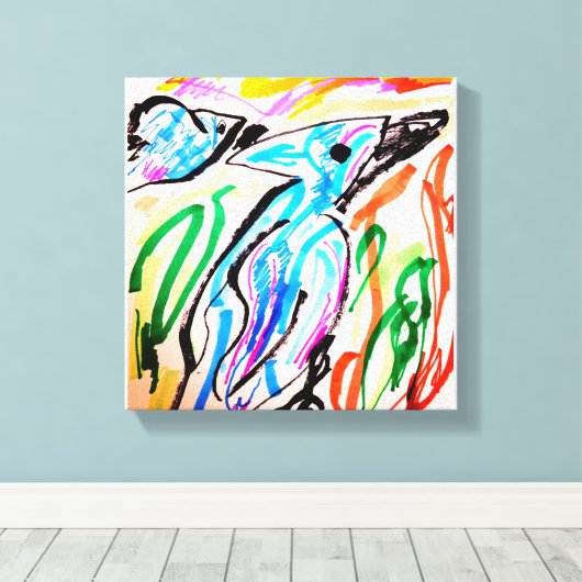 Zeichen Leinwanddruck (Insitu (Holzboden))